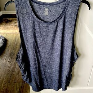 Women’s Gaiam XL sleeveless workout tank Blue/Gray
